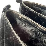 Chico's  black velvet ballerina flats size 8 Photo 5