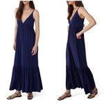 💕FAVORITE DAUGHTER💕 The Weekend Maxi Dress ~ Navy Blue Medium M NWT Photo 2