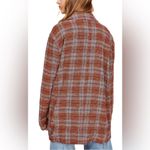 Free People : Simply Plaid Blazer Red Combo Photo 2