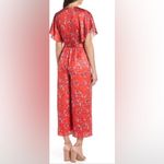 NWT Keepsake The Label Stop Me Floral Jumpsuit Medium Red Photo 1