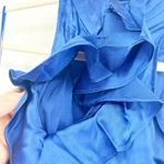 EXPRESS  Women Casual Chic Silk Blend Mock Neck Ruffled‎ Tank Top Blouse Size S Photo 3