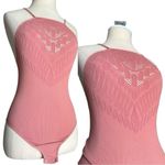 Free People INTIMATELY Coral Blush Seamless Solstice Boho Bodysuit Size XS/S Photo 3