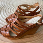 Coach ‎ Genuine Leather Wedges Shoes Photo 0