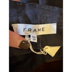 frame denim FRAME Shorts Women XS Black Le Beau Linen Cuffed NWT Lagenlook‎ Preppy Summer Photo 7