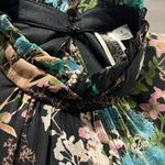 Julian Taylor  Mock Neck Floral A -Line Dress NWT Size 8 Photo 12