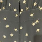 Pam & Gela Long Sleeve Silk Romper - Black & Cream - 0 Photo 7