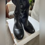 Enzo Angiolini Black Leather Women's Boots Photo 5