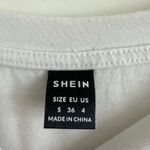 SheIn White Crop  Top Photo 2