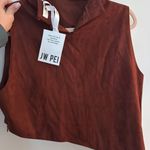 JW Pei Asymmetrical Suede Fringe Top Photo 2