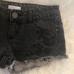 O'Neill O’Neill black embroidered‎ flower cutoff shorts Photo 2