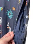 Johnny Was  JADE Women’s Southwestern Embroidered Blue Maxi Dress Photo 4