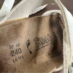 Birkenstock Birki’s  White Patent 3 Strap Buckle Slide Sandals Size 37 US 6 Photo 8