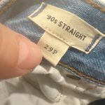Madewell The Petite 90’s Straight Jeans in Mercer Wash + Rigid size 29 P Photo 7