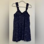 Victoria's Secret ‎ Vintage Y2K Babydoll Dark Blue Chemises Top with Bow Size S Photo 5