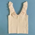 Ted Baker NWT London Samaha Ruffle Neck Light Pink Sweater Photo 4