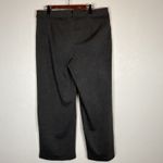 Ralph Lauren Lauren Gray Herringbone Wide Leg Dress Pants Size XL Ponte Knit Photo 3