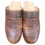 Vionic  Women's Rich Brown Leather Clogs Photo 1