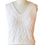 Prómesa PROMESA Sleeveless Cream Halter Sweater Top ~ Women's Size SMALL Photo 1