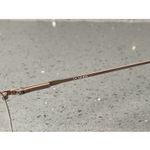 Guess EYEGLASSES FRAMES ONLY BRN 47-20 140 gold round full rim Photo 6