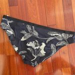 Athleta  Fiore Strappy Navy Blue Gray Bikini Bottom Size Large 291822 Photo 3