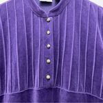 Nordstrom Vintage 90s Velour Maxi Dress Women’s Size LP Large Purple Amethyst Photo 5