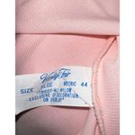 Vanity Fair Vintage  Pink Robe House Coat Peignor Button Size XL Embroidered Photo 4