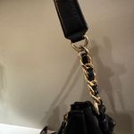 Tory Burch Black Pebbled Leather Hobo Bag Photo 5