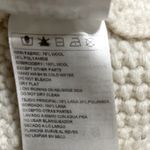 Ba&sh  Eba Turtleneck Cable Knit Wool Blend Pullover White Cream Red Size M Photo 7