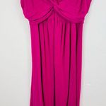 Edge Clothing Pink Sleeveless Mini Dress Twist Front Medium Stretchy & Stylish Photo 3