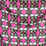 Pacific&Co 9&  Pink Butterfly Drapeneck Sleeveless Jersey Knit Blouse Size Large Photo 1