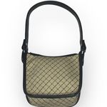 DKNY 𖣴 Woven Crosshatch Mini Bag Handbag 𖣴 Straw 𖣴 Choc Brown Leather Trim 𖣴 Photo 2