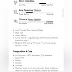 Levi's NEW Levi’s 720 Women’s High Rise Super Skinny Jeans Distressed Stretch Size 18 Photo 5