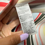 Chico's Chico’s Classic‎ Non Iron Chic Stress Striped Blouse MultiColor Large Chico 2 Photo 3