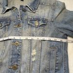 American Eagle Denim Short Crop Jacket SZ S/P 2009 Distressed Look Photo 7
