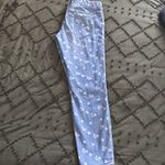 Free People Women's Size 26 Floral Print Skinny Leg Crop Jeans Light Wash Photo 3