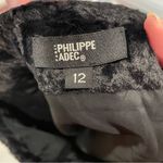 Groovy Philippe Adec Paris crushed velvet mini skirt fun furry luxury vintage Black Size M Photo 7