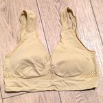 🆕 Tan Nude XL Padded Mesh Trim Sports Bra‎ Bralette Comfy NEW Photo 0