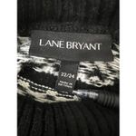 Lane Bryant Plus Size 22/24 Black White Acrylic Pullover Sweater Turtleneck Knit Photo 8