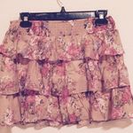 Body Central Floral Ruffle Skirt NWOT Photo 2