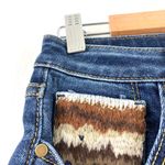 NWT New Driftwood Colette Straight Leg Embroidered Crop Denim Jean Woodlawn Photo 4