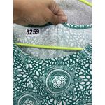 LOLA by AFG Women's Dress Pullover Green Short Sleeve A Line Activewear Small Photo 8