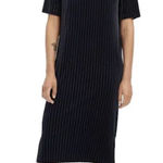 Scotch & Soda  Stripe velvet midi dress size M Photo 0