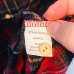 Peach Love California  long‎ sleeve flannel jacket shacket pockets. Size small Photo 8