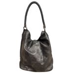 Cato Gray Faux Leather Hobo Bag Tassel Detail Slouchy Shoulder Handbag Photo 1