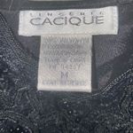 Cacique Chemise Size M Vintage Lace Floral Ruffle Spaghetti Strap Slip Dress Photo 4