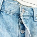 Levi's 501 Womens Button Fly High Rise Distressed Cut Off Denim Jean Shorts 29 Photo 3