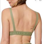 Bar III  Denim Bralette Top Color Green Size Large Photo 1
