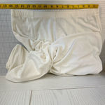 Chico's Pants Women Size 14 Short White Ivory Traveler Liquid Knit Quiet Luxury Photo 4