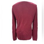 Lands' End LANDS’ END Classic CASHMERE Burgundy Women's crew neck sweater Size XS Photo 3