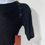 Alix NYC  Black Chelsea Short Sleeve Bodysuit size medium NWT Photo 1